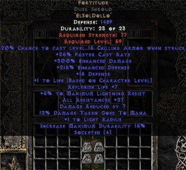 Fortitude Dusk Shroud - 25-29 Res & 1-1.375 Life - Europe Non-Ladder