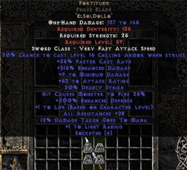 Fortitude Phase Blade - 25-29 Res & 1-1.375 Life - Europe Non-Ladder