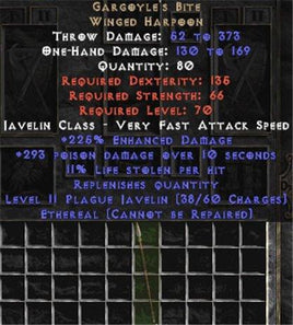 Gargoyle's Bite - Ethereal - 210%+ ED - Europe Non-Ladder