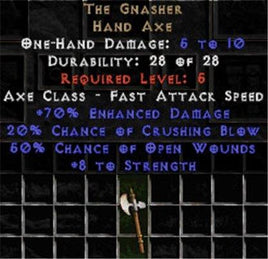 The Gnasher - +70% ED - Perfect - East Non-Ladder