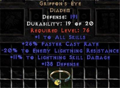 Griffon's Eye - 20% ELR/10-14% LSD - Europe Non-Ladder