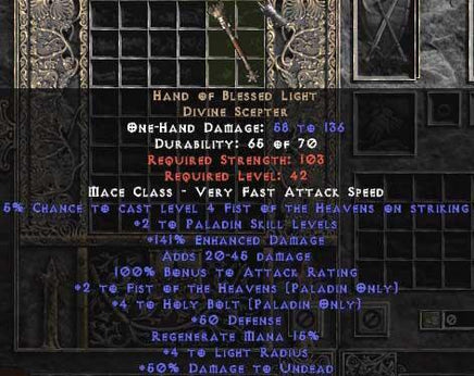 Hand of Blessed Light - Europe Non-Ladder