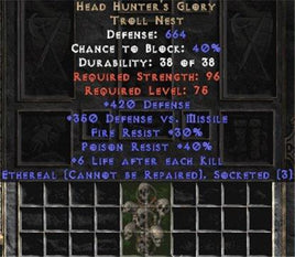 Head Hunter's Glory - Ethereal - 3/40/40/420/350 - Europe Non-Ladder