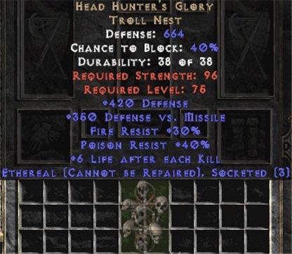 Head Hunter's Glory - Ethereal - 3/40/40/420/350 - Europe Non-Ladder