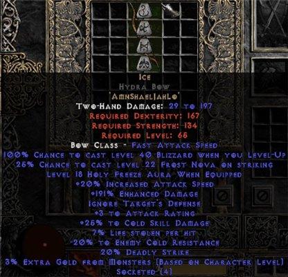 Ice Hydra Bow - 190-209% ED & 25-29% CSD - Europe Non-Ladder