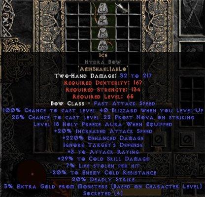 Ice Hydra Bow - 210-224% ED & 25-29% CSD - Europe Non-Ladder