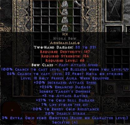 Ice Hydra Bow - 225% ED & 25-29% CSD - Europe Non-Ladder