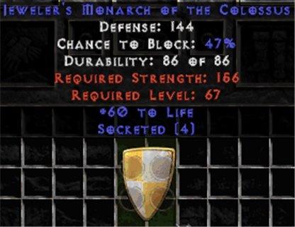 Jeweler's Monarch of the Colossus - 60 Life/4 Socket - Europe Non-Ladder