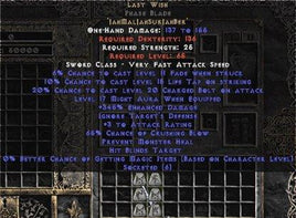 Last Wish Phase Blade - 330-374% ED & 65-69% CB - Europe Non-Ladder