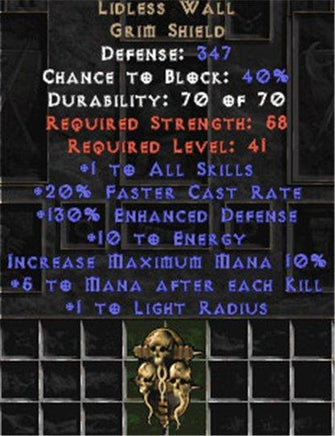 Lidless Wall - 130% ED & 5 Mana - Perfect - Europe Non-Ladder