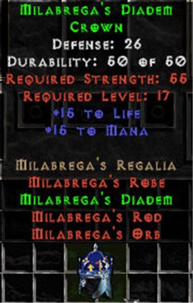 Milabrega's Diadem - 25-44 Def - Europe Non-Ladder