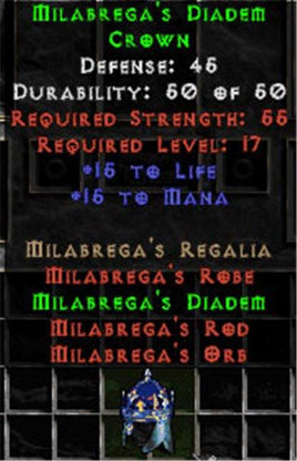 Milabrega's Diadem - 45 Def - Perfect - Europe Non-Ladder