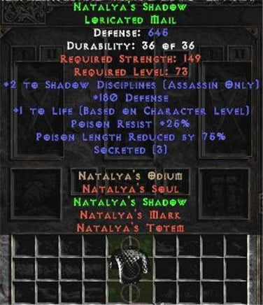 Natalya's Shadow - 3 Sockets - Europe Non-Ladder