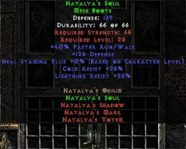 Natalya's Soul - 25% Cold Res, 25% Light Res - Europe Non-Ladder