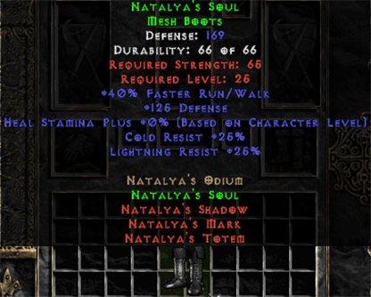 Natalya's Soul - 25% Cold Res, 25% Light Res - Europe Non-Ladder