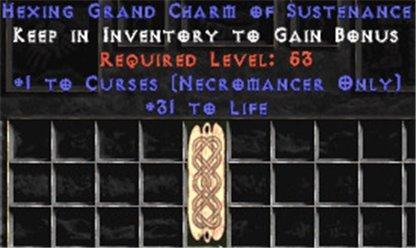 Necromancer Curses w/ 31-34 Life GC - Europe Non-Ladder