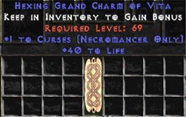 Necromancer Curses w/ 40 Life GC - Europe Non-Ladder