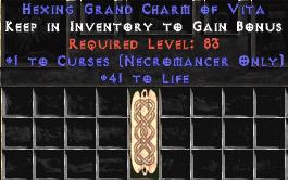 Necromancer Curses w/ 41-44 Life GC - Europe Non-Ladder