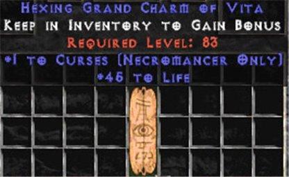 Necromancer Curses w/ 45 Life GC - Europe Non-Ladder