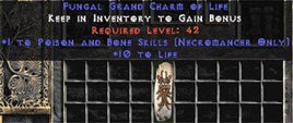 Necromancer Poison & Bone Skills w/ 10-20 Life GC - Europe Non-Ladder