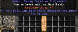 Necromancer Poison & Bone Skills w/ 21-29 Life GC - Europe Non-Ladder