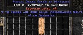 Necromancer Poison & Bone Skills w/ 6 Dex GC - Europe Non-Ladder