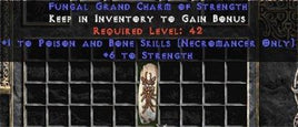 Necromancer Poison & Bone Skills w/ 6 Str GC - Europe Non-Ladder