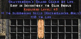 Necromancer Summoning Skills w/ 10-20 Life GC - Europe Non-Ladder