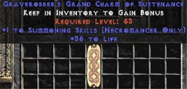 Necromancer Summoning Skills w/ 35 Life GC - Europe Non-Ladder