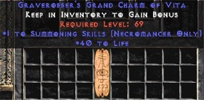 Necromancer Summoning Skills w/ 40 Life GC - Europe Non-Ladder