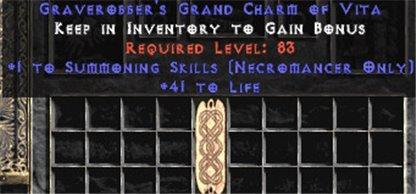 Necromancer Summoning Skills w/ 41-44 Life GC - Europe Non-Ladder