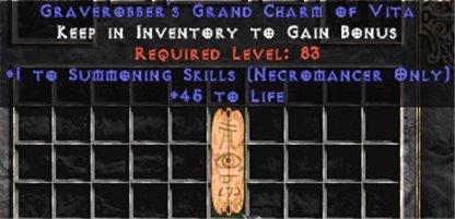 Necromancer Summoning Skills w/ 45 Life GC - Europe Non-Ladder