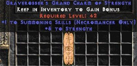 Necromancer Summoning Skills w/ 3-5 Str GC - Europe Non-Ladder