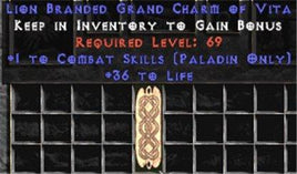 Paladin Combat Skills w/ 36-39 Life GC - Europe Non-Ladder