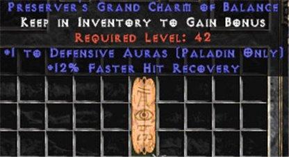 Paladin Defensive Auras w/ 12% FHR GC - Europe Non-Ladder