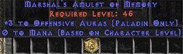 Paladin Amulet - 3 Offensive Auras & 0.75 MPL - Europe Non-Ladder