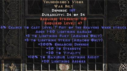 Thundergod's Vigor - 200% ED - Perfect - Europe Non-Ladder