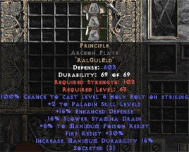 Principle Archon Plate - Europe Non-Ladder