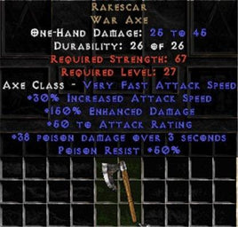 Rakescar - +150% ED - Perfect - East Non-Ladder