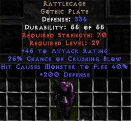 Rattlecage - 335 Def - Perfect - East Non-Ladder