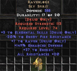 Ravenlore -20% Fire Resist - Europe Non-Ladder