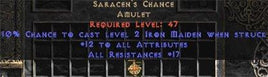 Saracen's Chance - East Non-Ladder