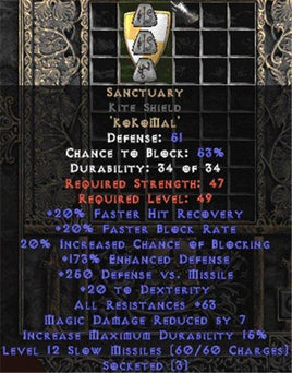 Sanctuary Kite Shield - 60-69 Res - East Non-Ladder