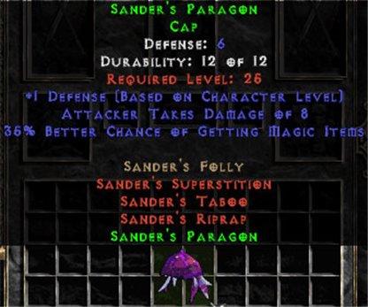 Sander's Paragon - 5 Def - Perfect - East Non-Ladder