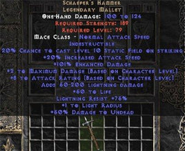 Schaefer's Hammer 100%-114% ED - East Non-Ladder