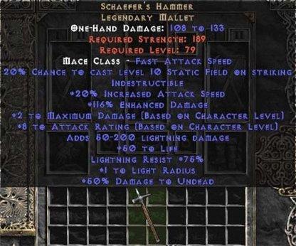 Schaefer's Hammer 115% ED - Europe Non-Ladder