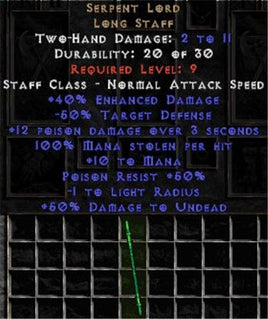 Serpent Lord - +40% ED - Perfect - East Non-Ladder