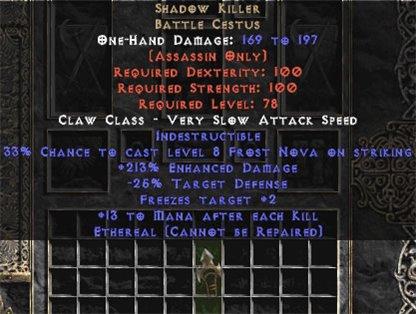 Shadow Killer - Ethereal - 210%+ ED - Europe Non-Ladder