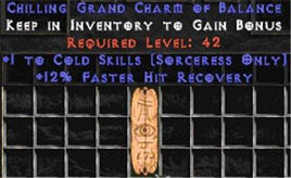 Sorceress Cold Skills w/ 12% FHR GC - East Non-Ladder