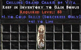 Sorceress Cold Skills w/ 41-44 Life GC - Europe Non-Ladder